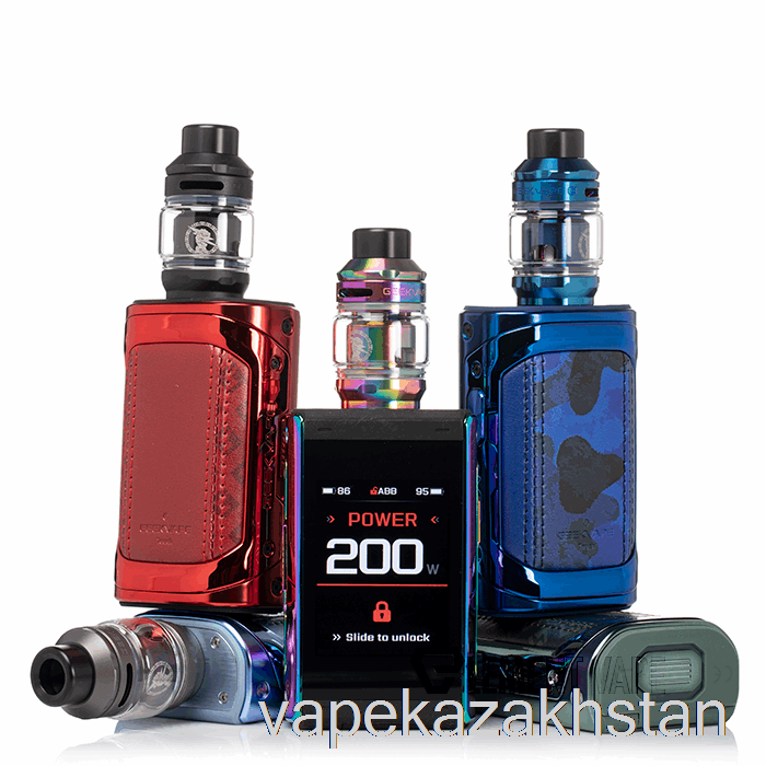 Vape Kazakhstan Geek Vape T200 Aegis Touch Starter Kit Silver